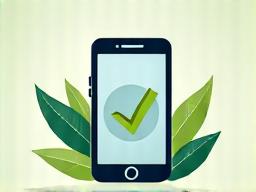 A phone displaying a checkmark, symbolizing digital convenience